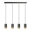 EMIBIG 817/4 LAMPA WISZĄCA FUMIKO 4 BL/GOLD