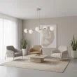 EMIBIG 1640/6 MAGNUS 6 MOKKA OPAL LAMPA WISZĄCA