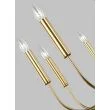ELSTEAD Brianna FE-BRIANNA9-BB 9 Light Chandelier - Burnished Brass