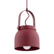 ARGON 8282 LOGAN lampa wisząca 1 pł. czerwony