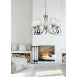 CANDELLUX 35-21687 ARNIKA ZWIS 5X40W E14 CHROM / BIAŁY