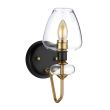 ELSTEAD Armand DL-ARMAND1-AB 1 Light Wall Light - Aged Brass