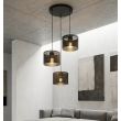 EMIBIG 1651/3PREM KARBON 3 BLACK PREM LAMPA WISZĄCA