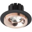 RENDL R13238 SHARM R I wpuszczana czarna miedź/miedź 230V LED 10W 24° 3000K