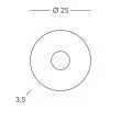 WYPRZEDAŻ Austrolux A1336.11.1.Suncu Circle Lampa sufitowa