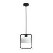 CANDELLUX 31-26798 Zodiac lampa wisząca czarny 1x40W E27 klosz biały