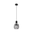 CANDELLUX 31-26941 Udin small lampa wisząca czarny 1x15W GU10 klosz szary