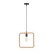 CANDELLUX 31-28723 Quadro lampa wisząca czarny+beżowy 1x40W E27
