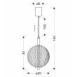 CANDELLUX STUDIO 31-35332 PUMA lampa wisząca 20cm 10W LED 3000K