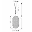 CANDELLUX STUDIO 31-35349 PUMA lampa wisząca 15cm 10W LED 3000K
