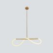CANDELLUX 31-35608 SUPREME lampa wiszaca 80cm złoty 18W LED 3000K biały