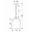 CANDELLUX STUDIO 31-38340 Klea lampa sufitowa