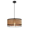 CANDELLUX 31-38388 Ardi lampa sufitowa czarny 1x40W E27 abażur żółty