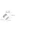 ONE LIGHT 65620AT/W/C Aerino 2 biały track spot COB LED 4000K 20W