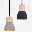 Step into Design ST-5220-black Lampa wisząca CONCRETE czarny beton 12 cm