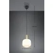 TRIO DIVA 319800108 lampa wisząca