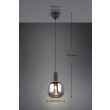 TRIO DIVA 319800132 lampa wisząca