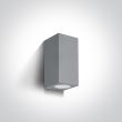 ONE LIGHT 67426A/G Arco 2 szary zewnętrzny kinkiet 2x7W MR16 GU10