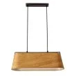CANDELLUX 32-38289 Milbury lampa sufitowa czarny 2x40W E27 abażur żółty
