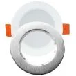 POLUX 321183 Oprawa podtynkowa LED ZOE SREBRNA 4000K