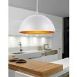 AZZARDO FB6838-40-WH-GO / AZ1397 Modena 40 (white/gold) Lampa wisząca