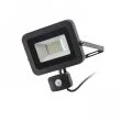 RENDL R12982 PONTA reflektor z czujnikiem czarna 230V LED 30W 120° IP54 3000K