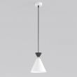 EMIBIG 1743/1 KLEVER 1 WHITE BLACK Lampa wisząca