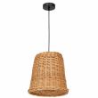 MILAGRO MLP7990 LAMPA WISZĄCA VIMINI NATURAL WOOD 1XE27