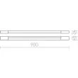 RENDL R12640 AMENITY 90 ścienna chrom 230V LED 11W IP44 3000K