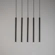 SIGMA 33615 Sopel 5 prosty lampa wisząca czarny