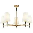 MAYTONI H001CL-05BS House Zaragoza Chandelier Brass