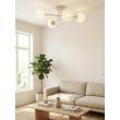 EMIBIG 1635/4 ROMA 4 MOKKA OPAL LAMPA SUFITOWA