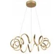 Reality 340201-09 Lopp - lampa wisząca Led złoty mat z pilotem i ściemniaczem