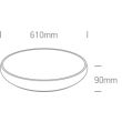 ONE LIGHT 62160/W/W Drosia biały plafon LED 3000K 60W
