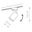 NOWODVORSKI PROFILE EYE SPOT 9321 system konfigurowalny system profil do oprawy 1-fazowy