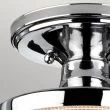 ELSTEAD Dublin QZ-DUBLIN-SF-PC 1 Light Semi-Flush Mount - Polished Chrome