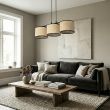 EMIBIG 1654/3 ECO 3 BL RATTAN LAMPA WISZĄCA