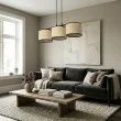 EMIBIG 1654/3 ECO 3 BL RATTAN LAMPA WISZĄCA
