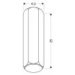 CANDELLUX 2282800 LAMPA SUFITOWA TUBA 1X25W GU10 6,3/25 BIAŁY