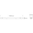 ONE LIGHT 38145LC/C Poros 3 biała lampa przemysłowa LED IP65 4000K 45W