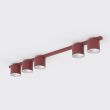 EMIBIG 1697/5 NANO 5 BURGUNDY Lampa sufitowa