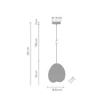 Step into Design ST-5819 S BLACK Lampa wisząca PILLS S czarna 23 cm