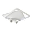 LIGHT PRESTIGE Plafon Parma 2 2xGU10 + 1xLED CCT biały kwadrat LP-0612/2C Square WH