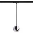 RENDL R13211 DESTY do szyny 1-faz czarna chrom 230V GU10 50W oprawa wisząca 3-fazowy