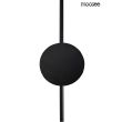 Moosee MSE010100246 Lampa ścienna SHADOW 2 CLOSE czarna