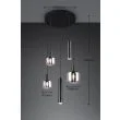 TRIO MATARO 364130532 lampa wisząca