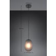 TRIO FACETTE 364200154 lampa wisząca