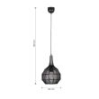 TRIO SORAYA 365430132 lampa wisząca