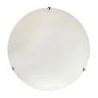 CANDELLUX 13-16867 MACARI LAMPA SUFITOWA PLAFON 30  CHROMOWY 1X60W E27 KLOSZ BIAŁY Z WZOREM