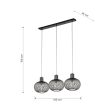 TRIO GILA 365700332 lampa wisząca